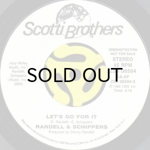 画像1: RANDELL & SCHIPPERS / LET'S GO FOR IT (45's) (WHITE PROMO) (1)
