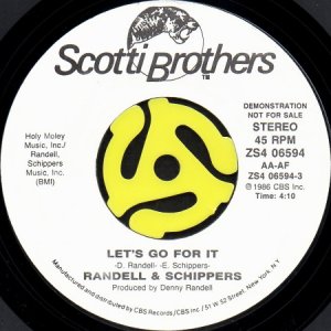 画像2: RANDELL & SCHIPPERS / LET'S GO FOR IT (45's) (WHITE PROMO) (2)