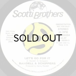 画像2: RANDELL & SCHIPPERS / LET'S GO FOR IT (45's) (WHITE PROMO) (2)
