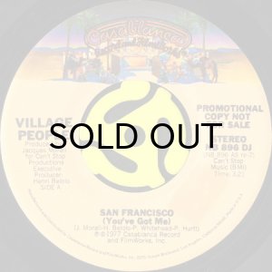 画像2: VILLAGE PEOPLE / SAN FRANCISCO (YOU'VE GOT ME) (45's) (PROMO) (2)