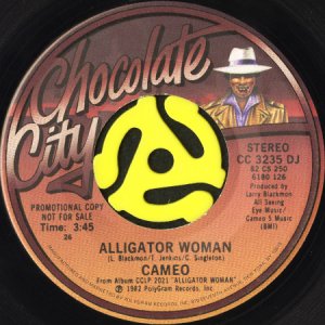 画像1: CAMEO / ALLIGATOR WOMAN (45's) (PROMO) (1)