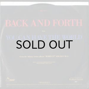 画像2: CAMEO / BACK AND FORTH (45's) (PICTURE SLEEVE) (2)