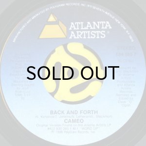 画像3: CAMEO / BACK AND FORTH (45's) (PICTURE SLEEVE) (3)