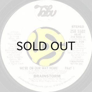 画像2: BRAINSTORM / WE'RE ON OUR WAY HOME (45's) (WHITE PROMO) (2)