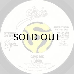 画像2: I LEVEL / GIVE ME (45's) (WHITE PROMO) (2)
