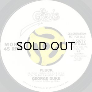 画像1: GEORGE DUKE / PLUCK (45's) (WHITE PROMO) (1)
