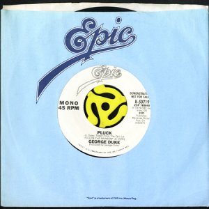 画像3: GEORGE DUKE / PLUCK (45's) (WHITE PROMO) (3)