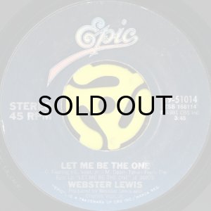 画像1: WEBSTER LEWIS / LET ME BE THE ONE b/w DANCER (45's) (1)