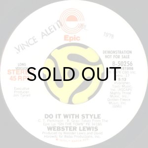 画像2: WEBSTER LEWIS / DO IT WITH STYLE (45's) (WHITE PROMO) (2)