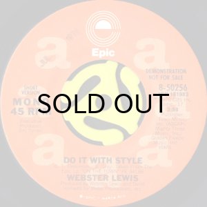 画像1: WEBSTER LEWIS / DO IT WITH STYLE (45's) (WHITE PROMO) (1)