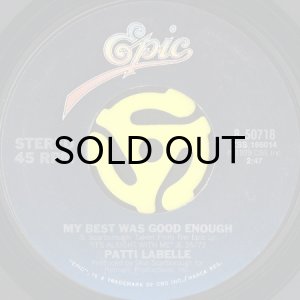 画像2: PATTI LABELLE / MUSIC IS MY WAY OF LIFE b/w MY BEST WAS GOOD ENOUGH (45's) (2)