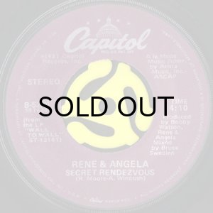 画像2: RENE & ANGELA / BANGING THE BOOGIE b/w SECRET RENDEZVOUS (45's) (2)