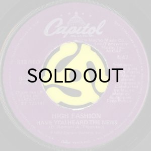 画像2: HIGH FASHION / HOLD ON (45's) (2)
