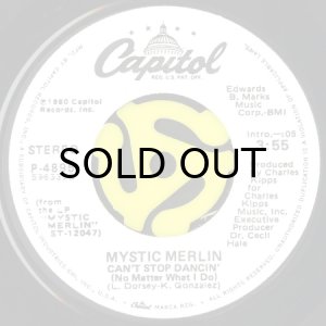 画像2: MYSTIC MERLIN / CAN'T STOP DANCIN' (NO MATTER WHAT I DO) (45's) (WHITE PROMO) (2)