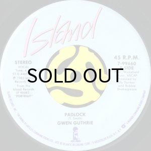 画像2: GWEN GUTHRIE / JUST FOR YOU b/w PADLOCK (45's) (2)