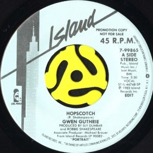 画像1: GWEN GUTHRIE / HOPSCOTCH (45's) (PROMO) (1)
