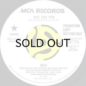 画像2: HEAT / JUST LIKE YOU (45's) (WHITE PROMO) (2)