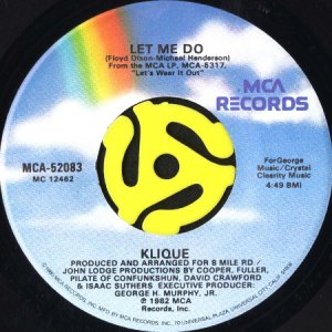 画像2: KLIQUE / I CAN'T SHAKE THIS FEELING (45's) (2)
