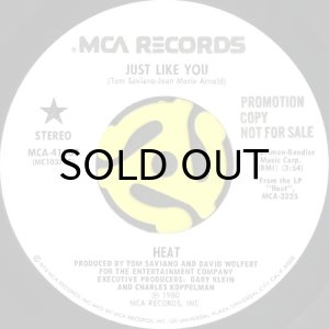 画像1: HEAT / JUST LIKE YOU (45's) (WHITE PROMO) (1)