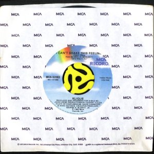画像3: KLIQUE / I CAN'T SHAKE THIS FEELING (45's) (3)