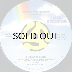 画像2: ALICIA MYERS / I WANT TO THANK YOU b/w HERE'S THE TICKET (45's) (2)