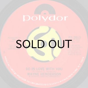 画像2: WAYNE HENDERSON / DANCIN' LOVE AFFAIR (45's) (2)