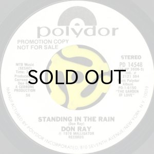 画像1: DON RAY / STANDING IN THE RAIN (45's) (WHITE PROMO) (1)