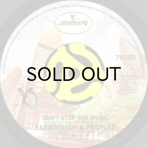 画像1: YARBROUGH & PEOPLES / DON'T STOP THE MUSIC (45's) (1)