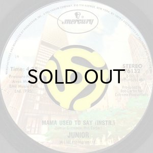 画像2: JUNIOR / MAMA USED TO SAY (45's) (2)