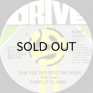 画像2: FAMILY PLANN / SEXY SUMMER b/w CAN YOU GET INTO THE MUSIC (45's) (2)