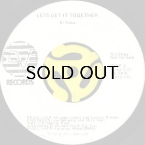 画像1: EL COCO / LET'S GET IT TOGETHER (45's) (WHITE PROMO) (1)