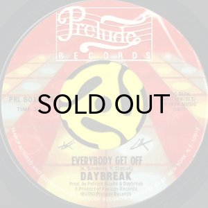 画像1: DAYBREAK / EVERYBODY GET OFF (45's) (1)