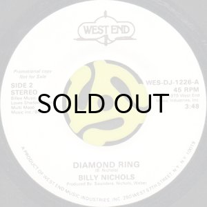 画像2: BILLY NICHOLS / DIAMOND RING b/w MY WOMAN (45's) (WHITE PROMO) (2)
