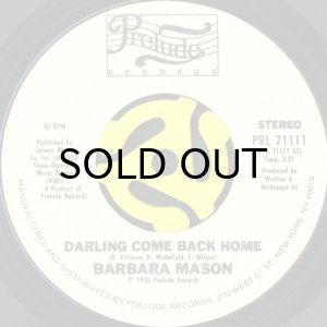 画像1: BARBARA MASON / DARLING COME BACK HOME b/w IT WAS YOU BOY (45's) (1)