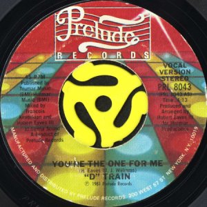 画像1: D TRAIN / YOU'RE THE ONE FOR ME (45's) (1)