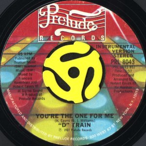 画像2: D TRAIN / YOU'RE THE ONE FOR ME (45's) (2)