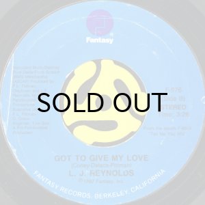 画像2: L.J. REYNOLDS / TELL ME YOU WILL b/w GOT TO GIVE MY LOVE (45's) (2)