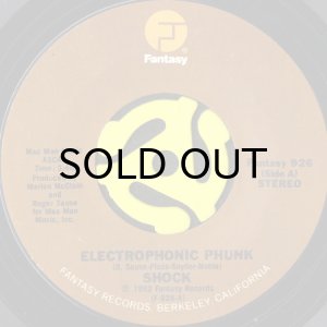 画像1: SHOCK / ELECTROPHONIC PHUNK (45's) (1)