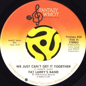 画像1: FAT LARRY'S BAND / WE JUST CAN'T GET IT TOGETHER b/w SPARKLE (45's) (1)