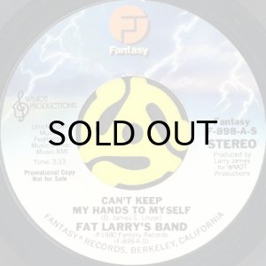 画像2: FAT LARRY'S BAND / CAN'T KEEP MY HANDS TO MYSELF (45's) (PROMO) (2)