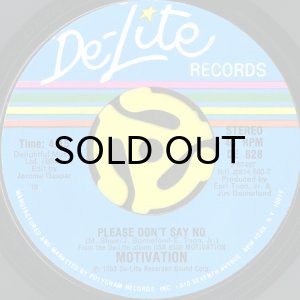 画像1: MOTIVATION / PLEASE DON'T SAY NO b/w STOP!!! (45's) (1)