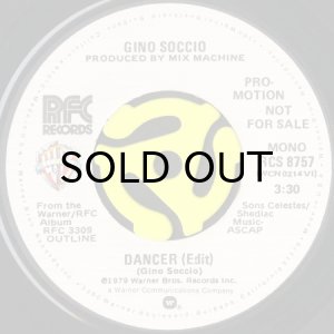画像1: GINO SOCCIO / DANCER (45's) (PROMO) (1)