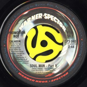 画像2: CALHOON / SOUL MAN (45's) (PROMO) (2)