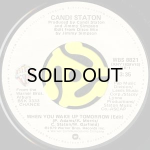 画像1: CANDI STATON / WHEN YOU WAKE UP TOMORROW (45's) (1)