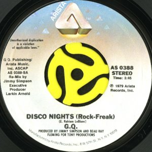 画像1: G.Q. / DISCO NIGHTS (ROCK-FREAK) b/w BOOGIE OOGIE OOGIE (45's) (1)