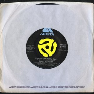 画像3: BARRY MANILOW / COPACABANA (AT THE COPA) (45's) (3)