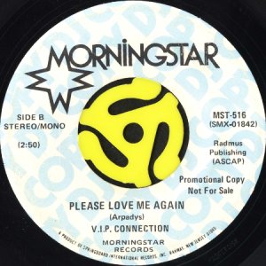 画像2: V.I.P. CONNECTION / PLEASE LOVE ME AGAIN (45's) (PROMO) (2)