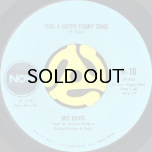画像1: MIZ DAVIS / SING A HAPPY FUNKY SONG (45's) (1)