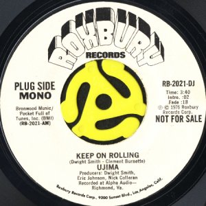 画像1: UJIMA / KEEP ON ROLLING (45's) (WHITE PROMO) (1)