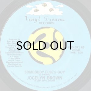 画像1: JOCELYN BROWN / SOMEBODY ELSE'S GUY (45's) (1)